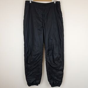 Patagonia Black Micro Puff Primaloft Insulated Full Leg Zip Pants